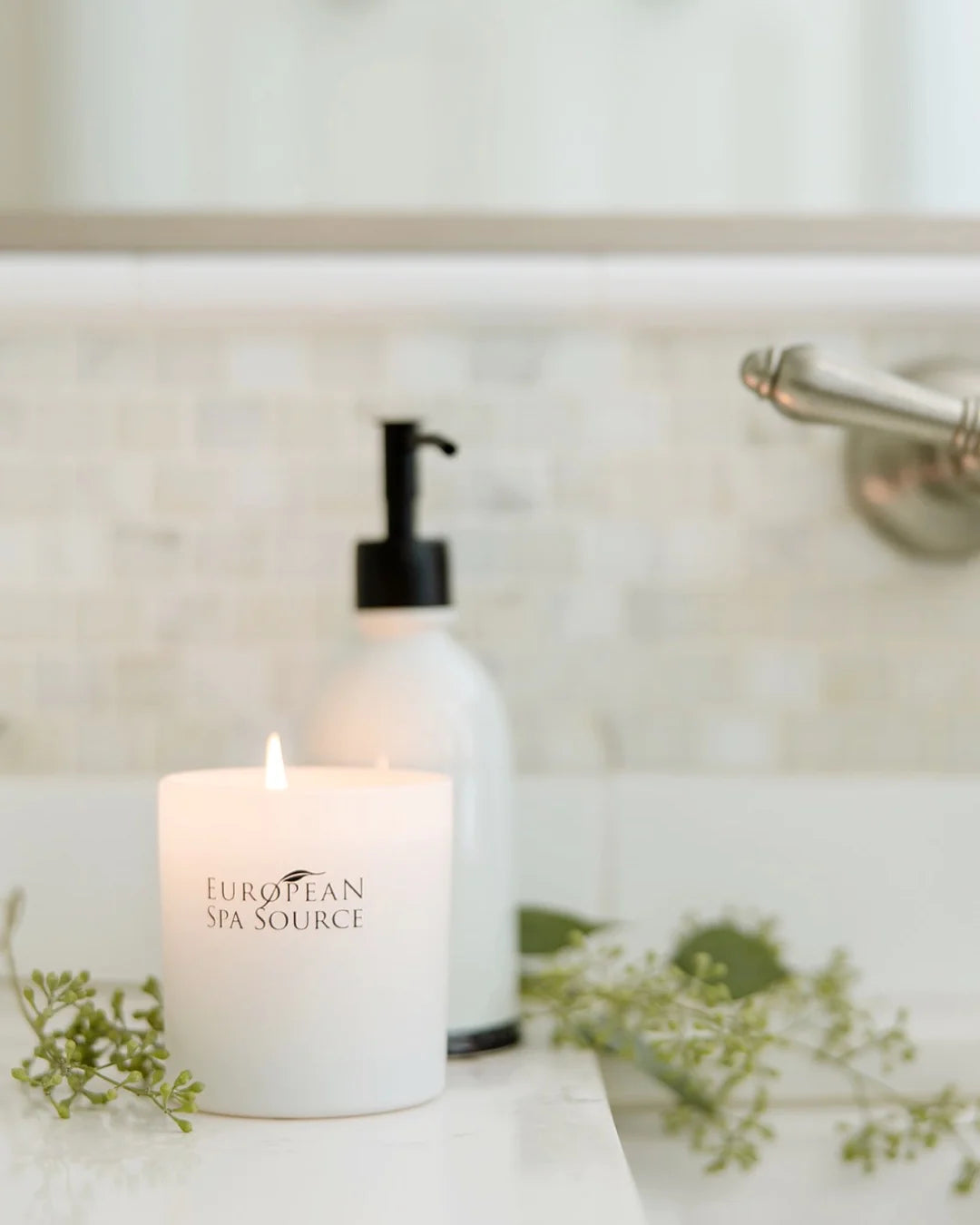 European Spa Source French Lavender Luxury Candle