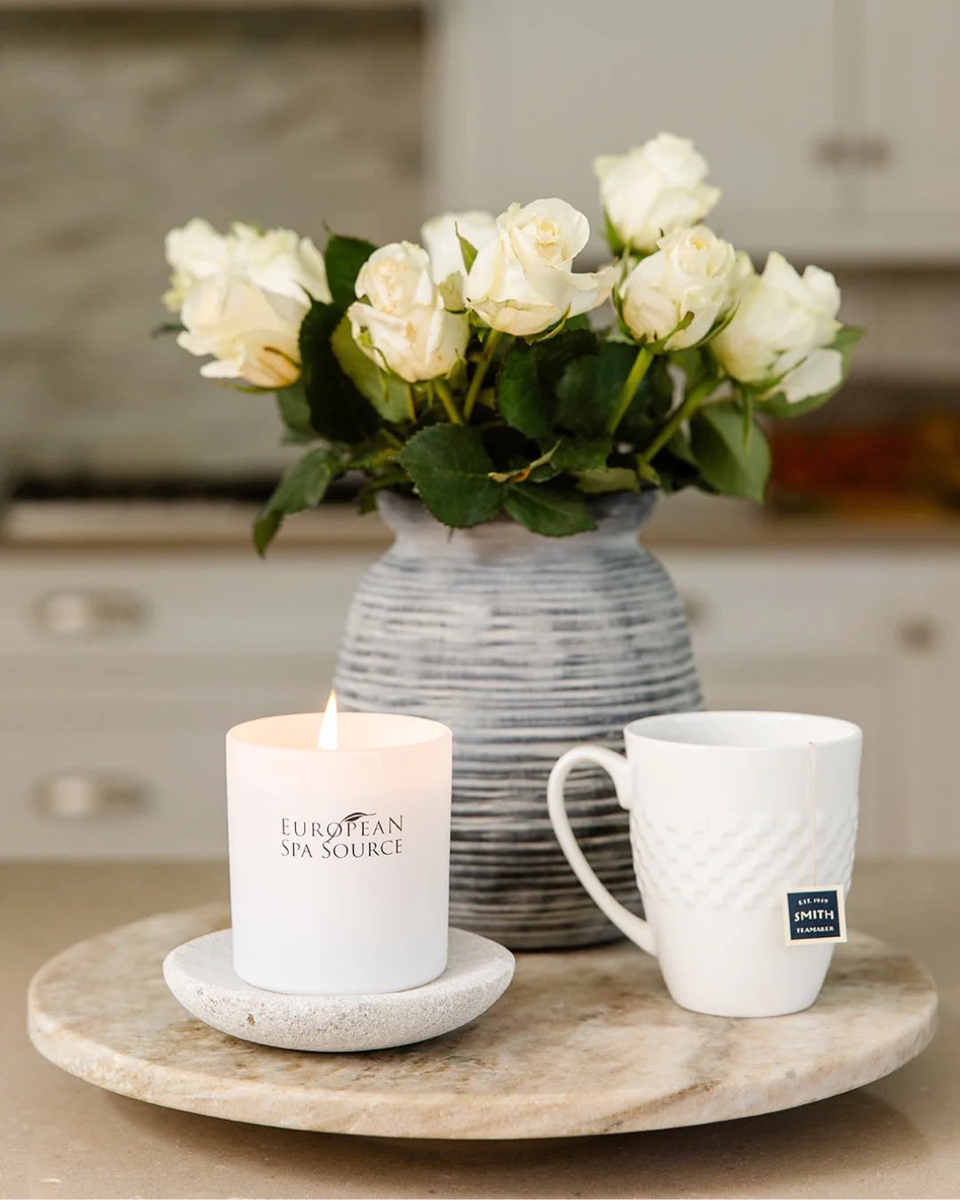 European Spa Source Jasmin Luxury Candle