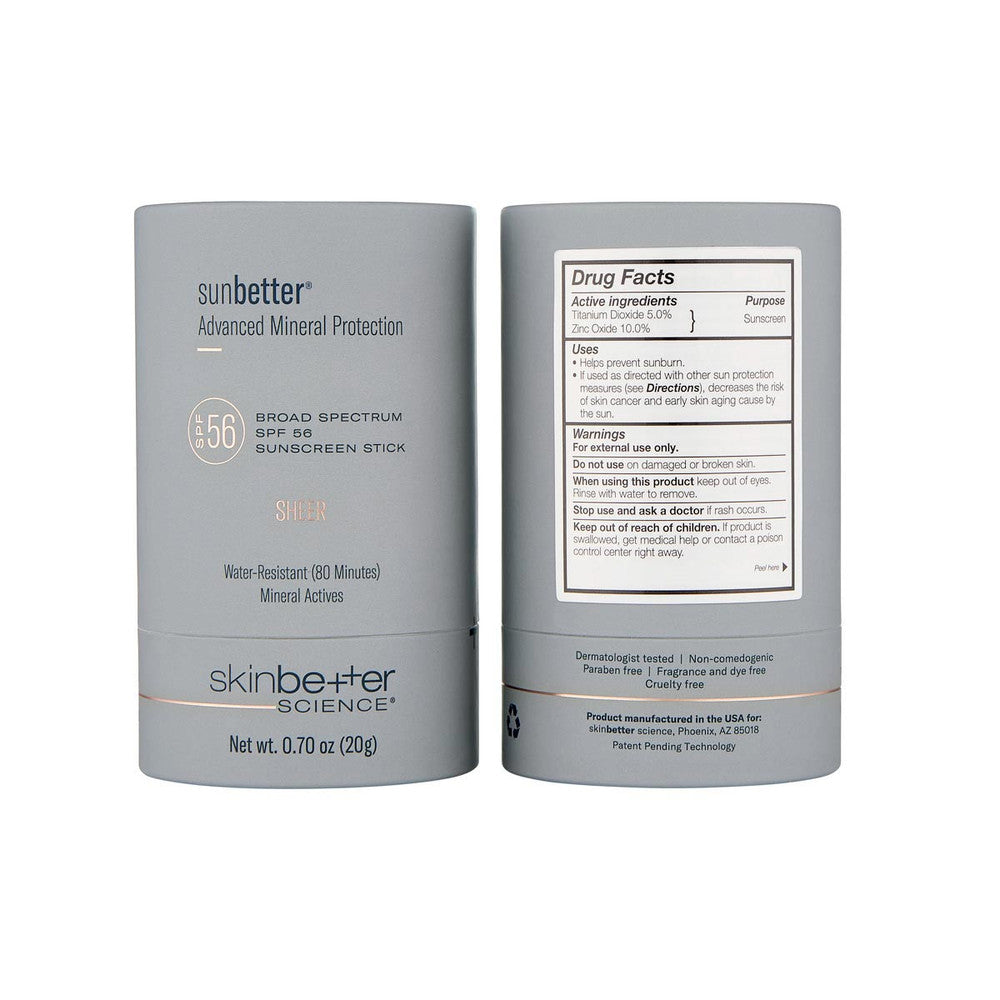 skinbetter science sunbetter SHEER SPF 56 Sunscreen Stick 20 g