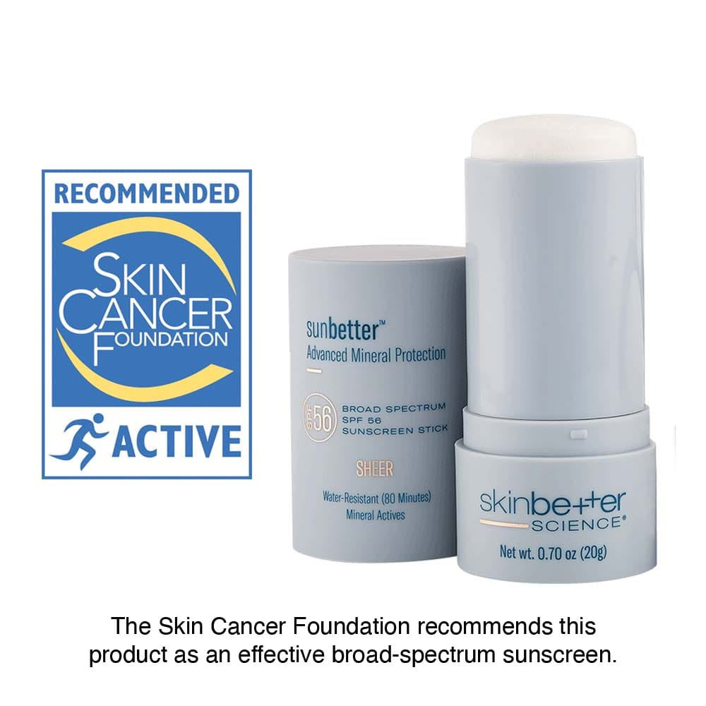 skinbetter science sunbetter SHEER SPF 56 Sunscreen Stick 20 g