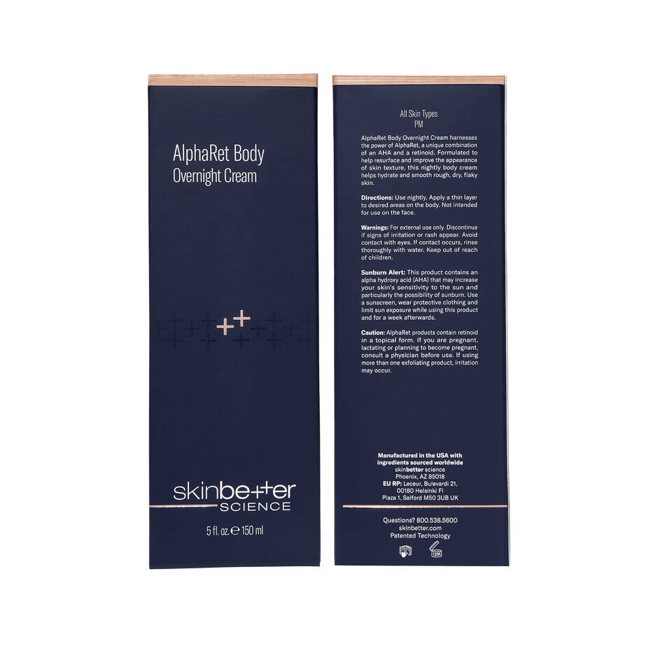 skinbetter science AlphaRet Body Overnight Cream