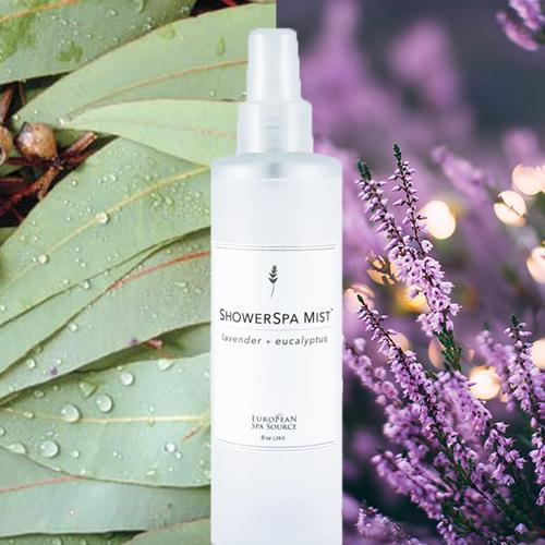 European Spa Source - Calming Lavender and Eucalyptus ShowerSpa Mist